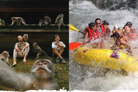 Ayung Rafting with Monkey Forest included Lunch and Transport