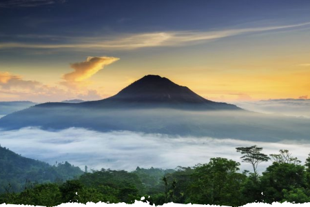 Kintamani Volcano – Jungle Swing – Rice Terrace – Waterfall – Temple